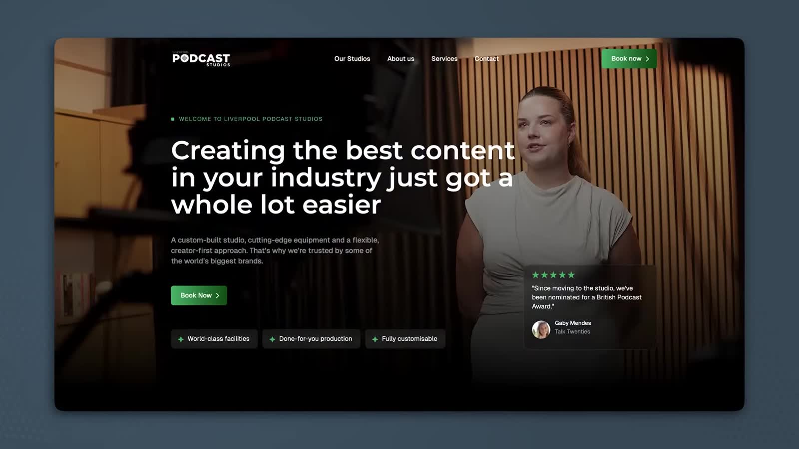 Row 24: Podcast Studios